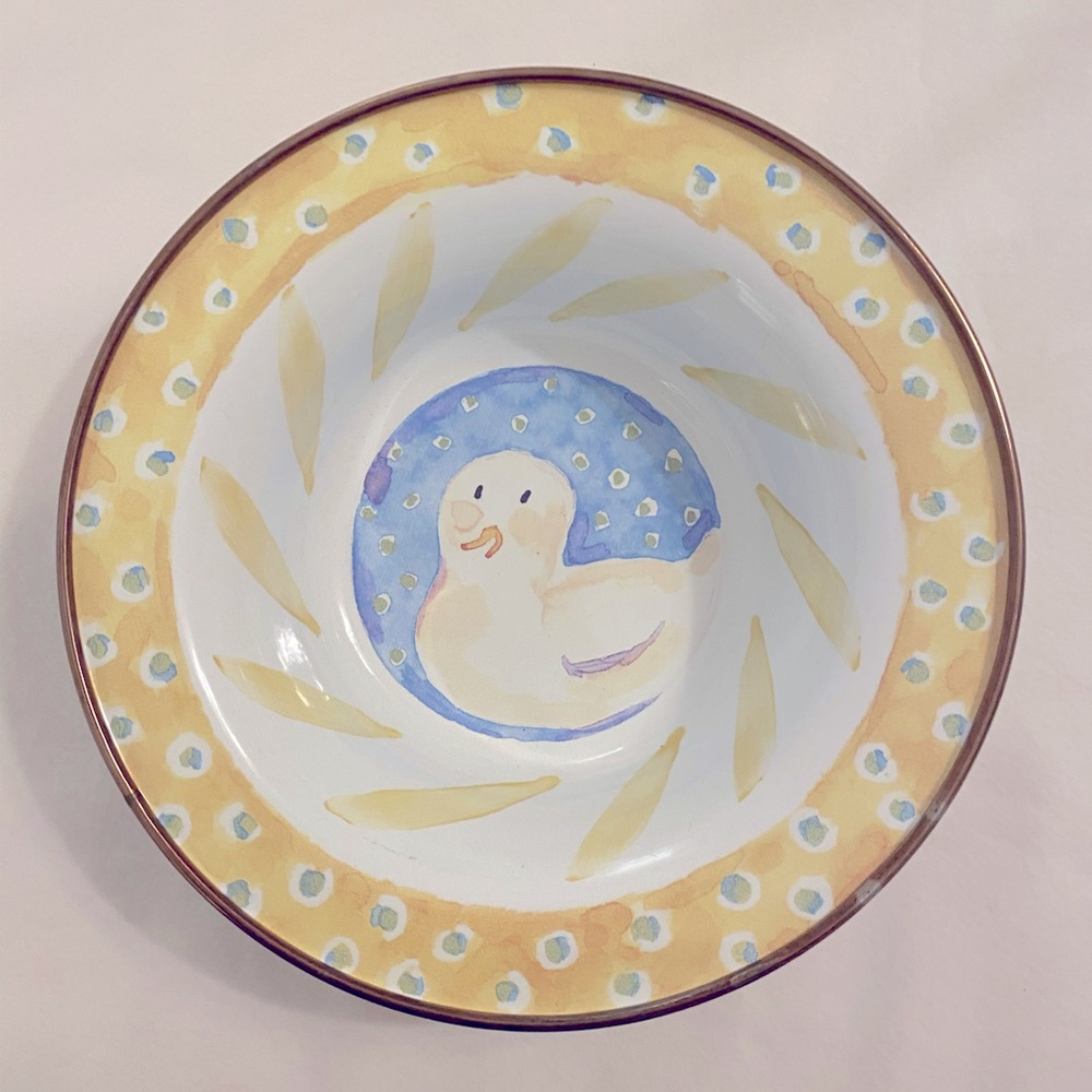 Mackenzie Childs Kids Duckie bowl!